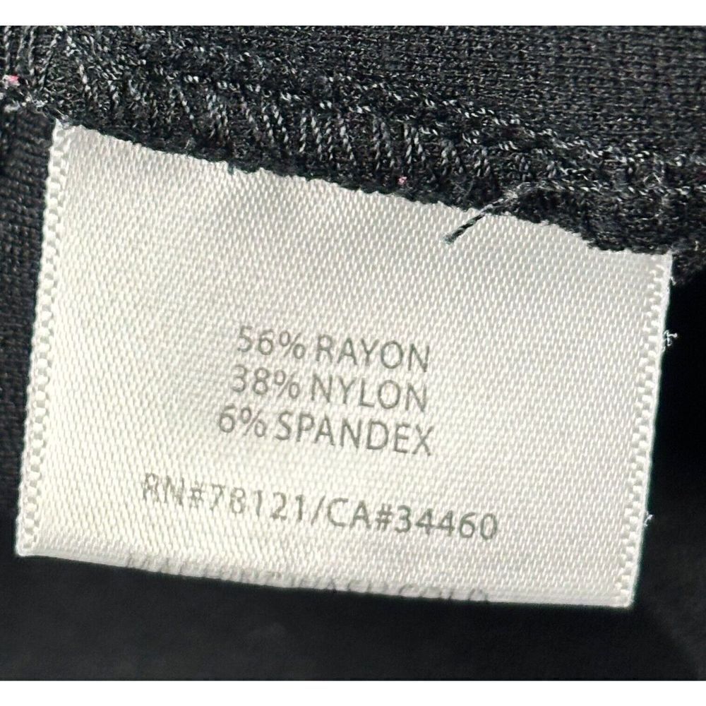 Eileen Fisher Capri Pants Size 1X Black Ankle Length Zipper Bottom Classic - Picture 7 of 11
